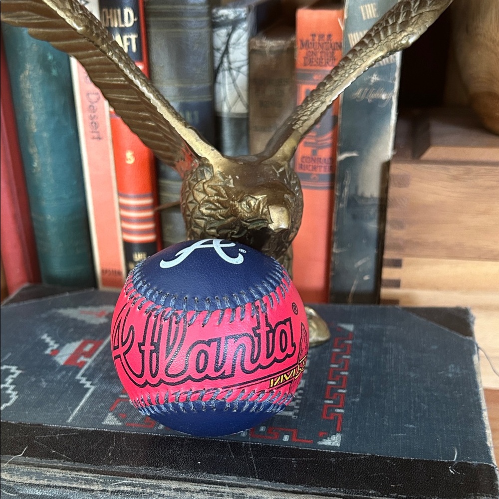 Atlanta Braves Leather Baseball